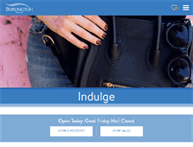 Tablet Screenshot of burlingtonmall.com